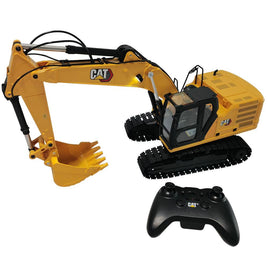 DCM28005: Diecast Masters 1/16 Scale Caterpillar 320 Diecast Excavator with Bucket, Grapple Hook, and Hammer Attachments - RTR