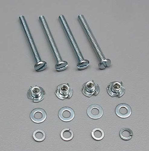 Dubro Products 128 Mounting Bolts & Nuts,6-32 x 1 1/4