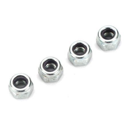Dubro Products 2102 Insert Lock Nuts,Nylon, 4mm