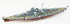 Atlantis Models 3008 Bismarck Battleship 1/618 Plastic Model Kit