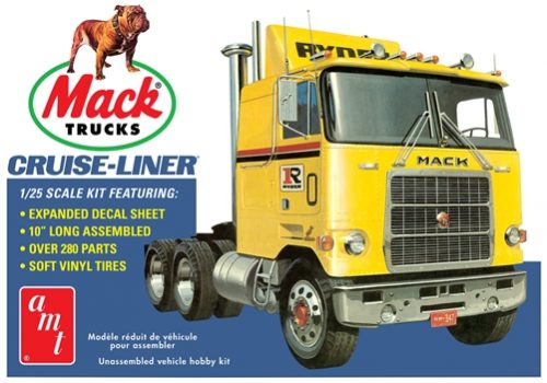 AMT 1062 Mack Cruise-Liner Semi Tractor 1/25 Scale Model Kit