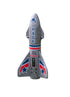 Rage RC 4150G Gray Spinner Missile XL Electric Free-Flight Rocket with Parachute and LEDs