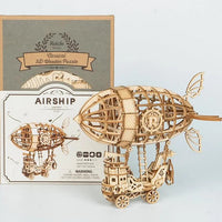 Robotime TG407 Classic 3D Wood Puzzles; Airship