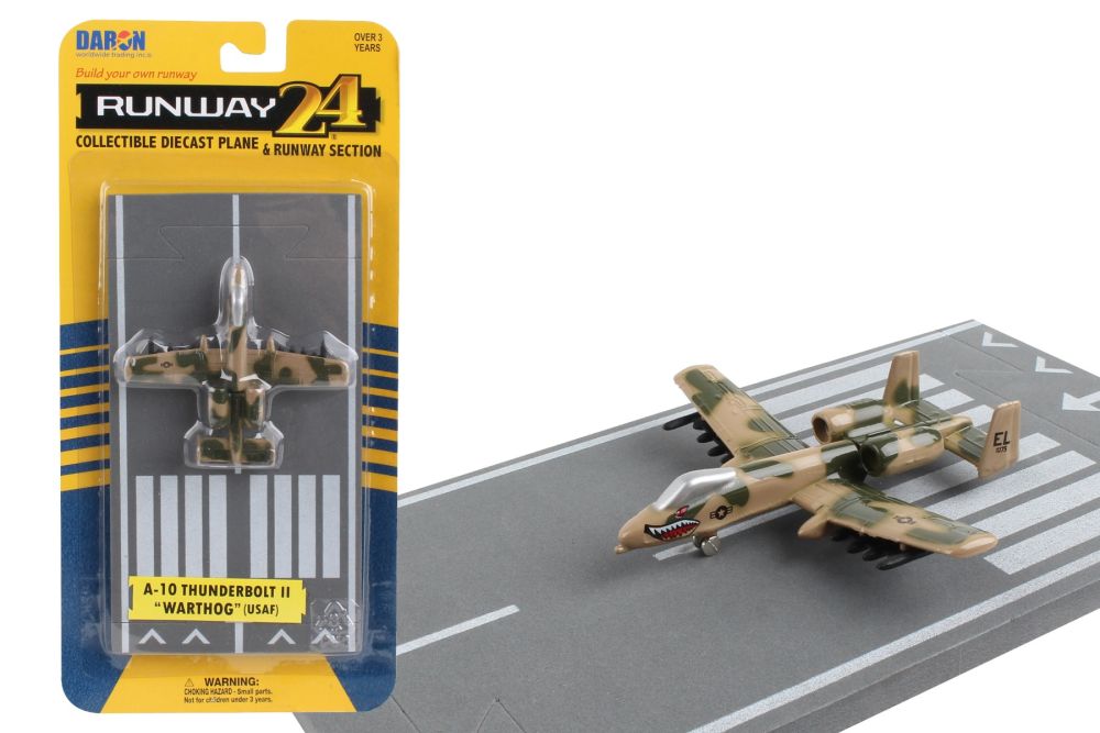 Daron  Runway 24 #1 A10 Thunderbolt II Warthog Collectible Die-Cast Plane