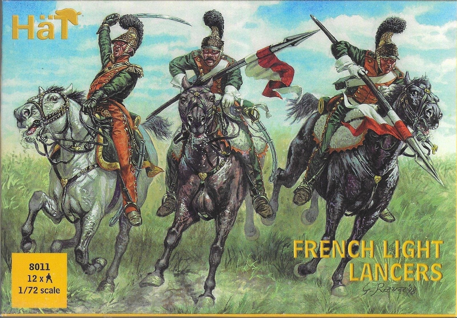 HaT Industrie 8011 French Lancers 1/72 Scale Model Kit