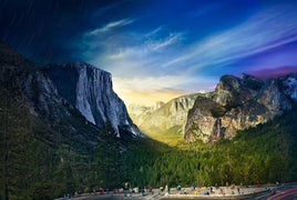 4D10011: Stephen Wilkes Tunnel View, Yosemite National Park