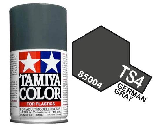 Tamiya 85004 TS-4 German Grey Spray Lacquer 100ml