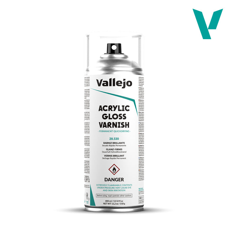 Valejo 28.530 Acrylic Gloss Varnish Spray 400ml