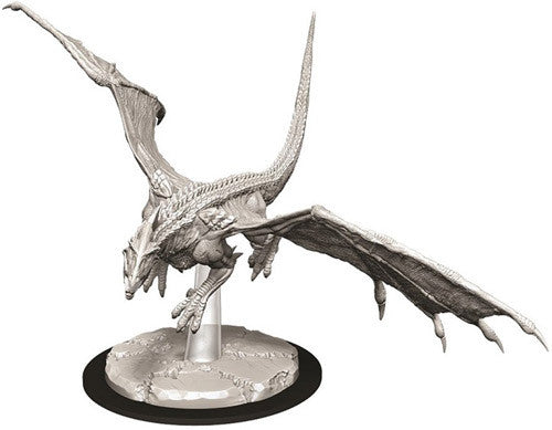 Wizkids 73712 D&D Nolzur's Marvelous Unpainted Miniatures: W09 Young White Dragon