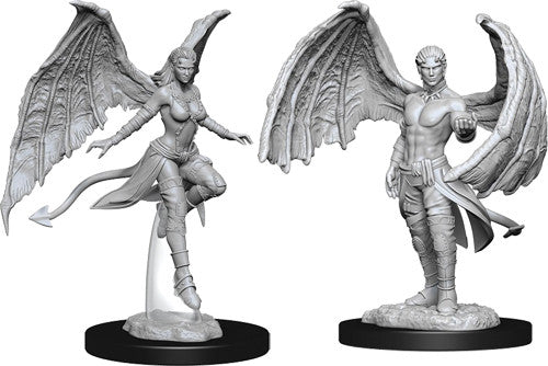 Wizkids 73841 D&D Nolzur's Marvelous Unpainted Miniatures: W10 Succubus & Incubus