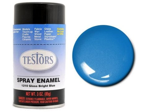 TES 1210 Gloss Bright Blue Enamel Spray 3oz
