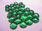 CHX01135: Crystal Light Green Glass Stones in 5.5` Tube (40)