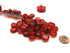 CHX01124: Crystal Red Glass Stones in 5.5` Tube (40)