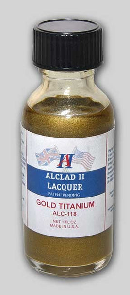 ALC 118 1oz. Bottle Titanium Gold Lacquer