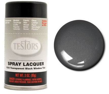TES 1634 Transparent Black Window Tint Enamel Spray 3oz