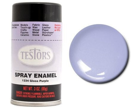 TES 1234 Purple Enamel Spray 3oz