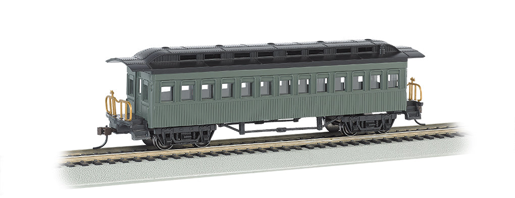 BAC13405: HO SCALE COACH - PAINTED, UNLETTERED - GREEN