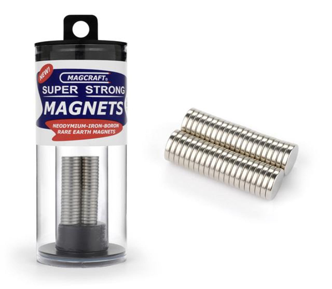 MFM732: 3/8"x1/16" Rare Earth Disc Magnets (40)