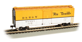 BAC16006: HO 40' Box Car D&RGW #68968 - (yellow & silver)