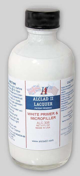 ALC 306 4oz. Bottle White Primer & Microfiller