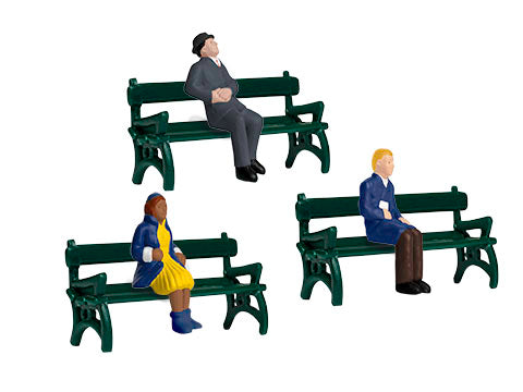 LNL1930190: O Sitting People w/Benches