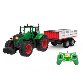 DEE354: 1/16 RC Tractor w/Farm Wagon