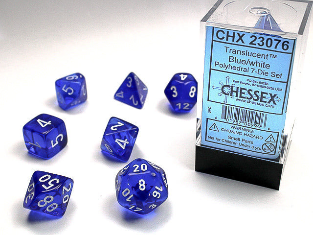 CHX23076: Translucent: Poly Blue/White (7) Revised