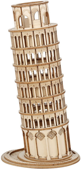 ROETG304: Classic 3D Wood Puzzles; Leaning Tower of Piza