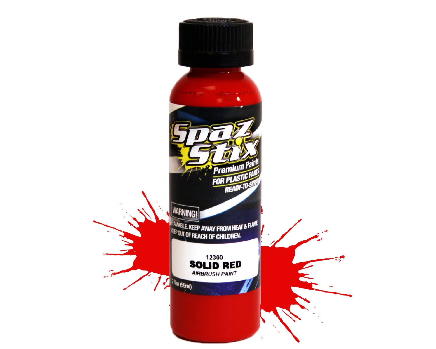 SZX 12300 Solid Red Airbrush Paint 2oz