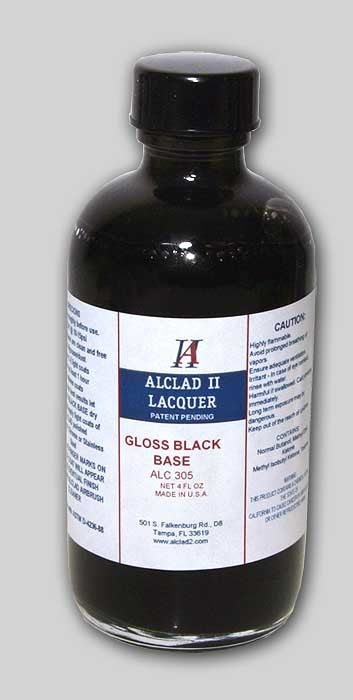 ALC 305 4oz. Bottle Gloss Black Enamel Base