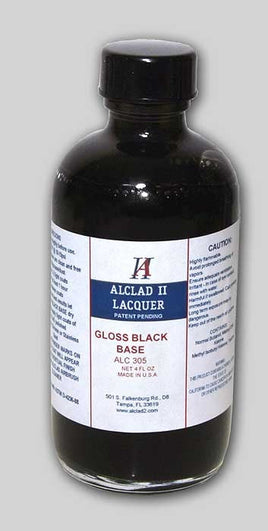 ALC 305 4oz. Bottle Gloss Black Enamel Base