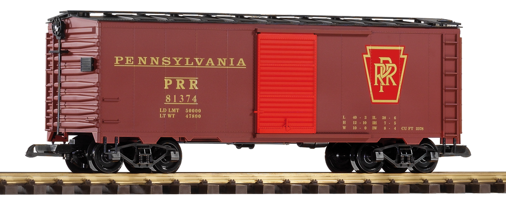 PIK38825: PRR Steel Boxcar 81374, Tuscan