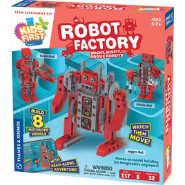 TNK567016: Kids First Robot Factory: Wacky, Misfit, Rogue Robots