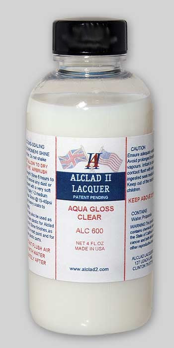 ALC 600 4oz. Bottle Aqua Acrylic Gloss Varnish