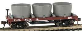 BAC15554: N Old-Time Water Tank Car US Military RR