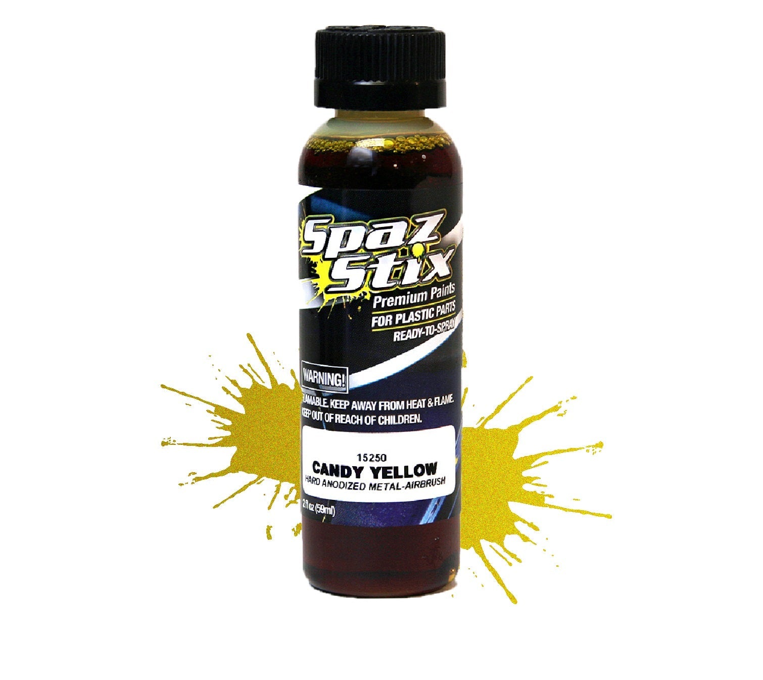 SZX 15250 Candy Yellow Airbrush Paint 2oz