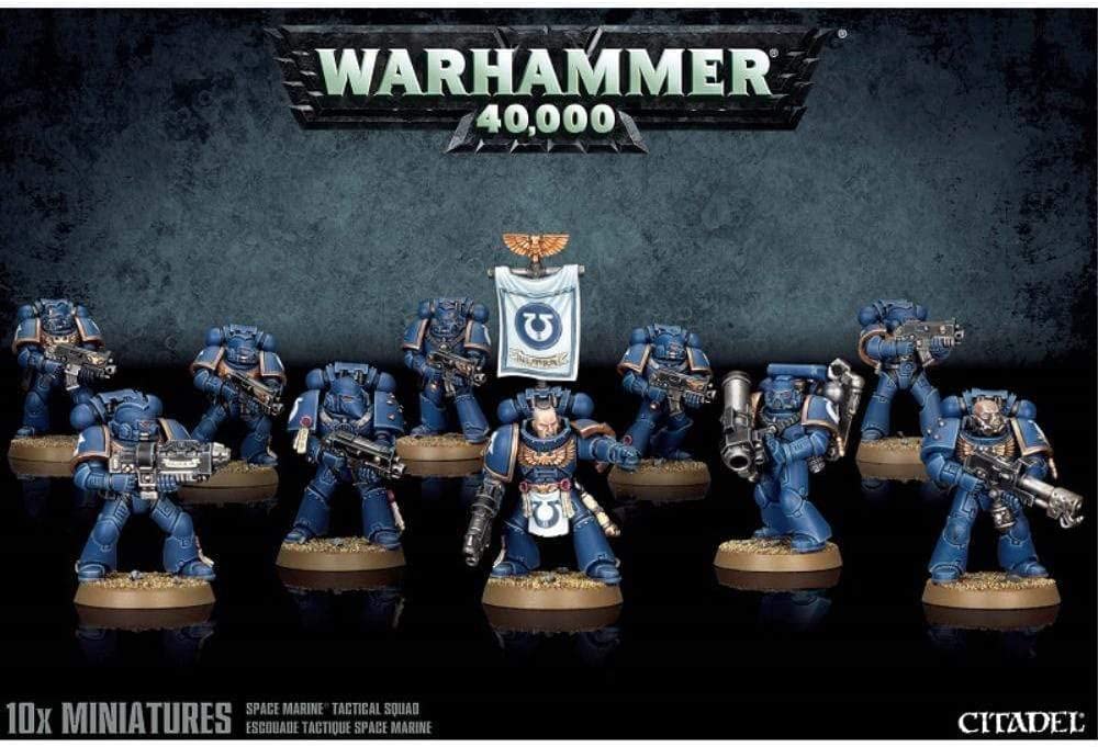 WHM4807: SPACE MARINES TACTICAL SQUAD