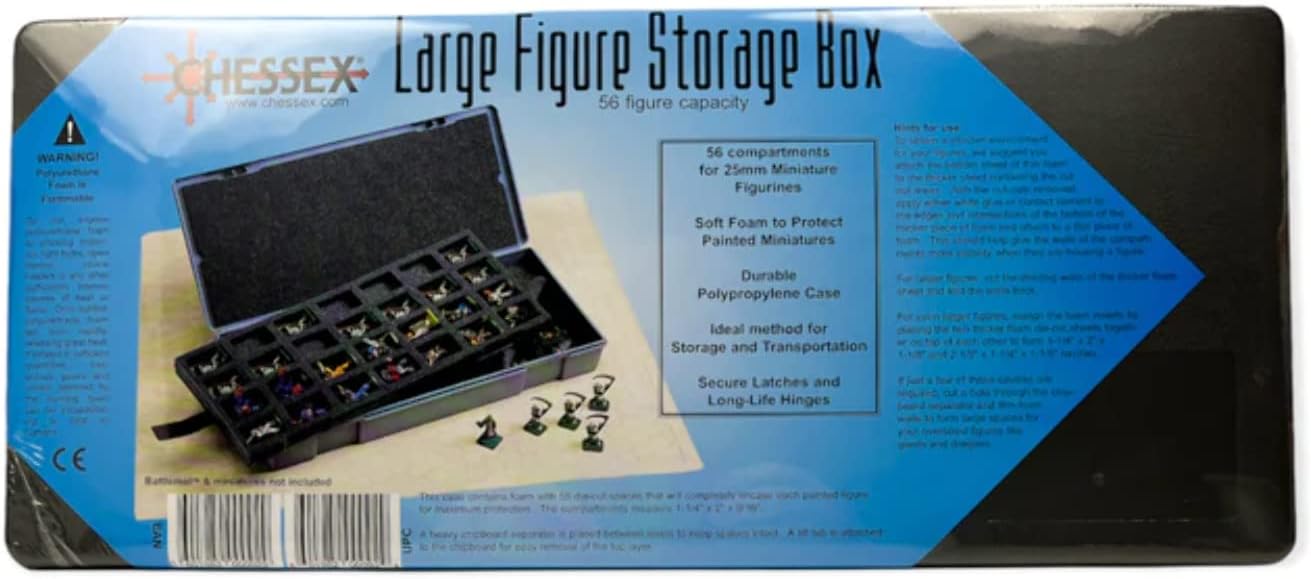 CHX02851: Figure Storage Box: Large (56 figure capacity)