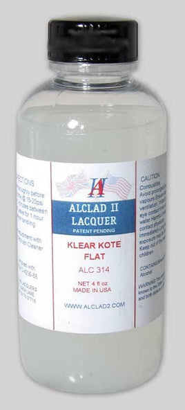 ALC 314 4oz. Bottle Clear Coat Flat