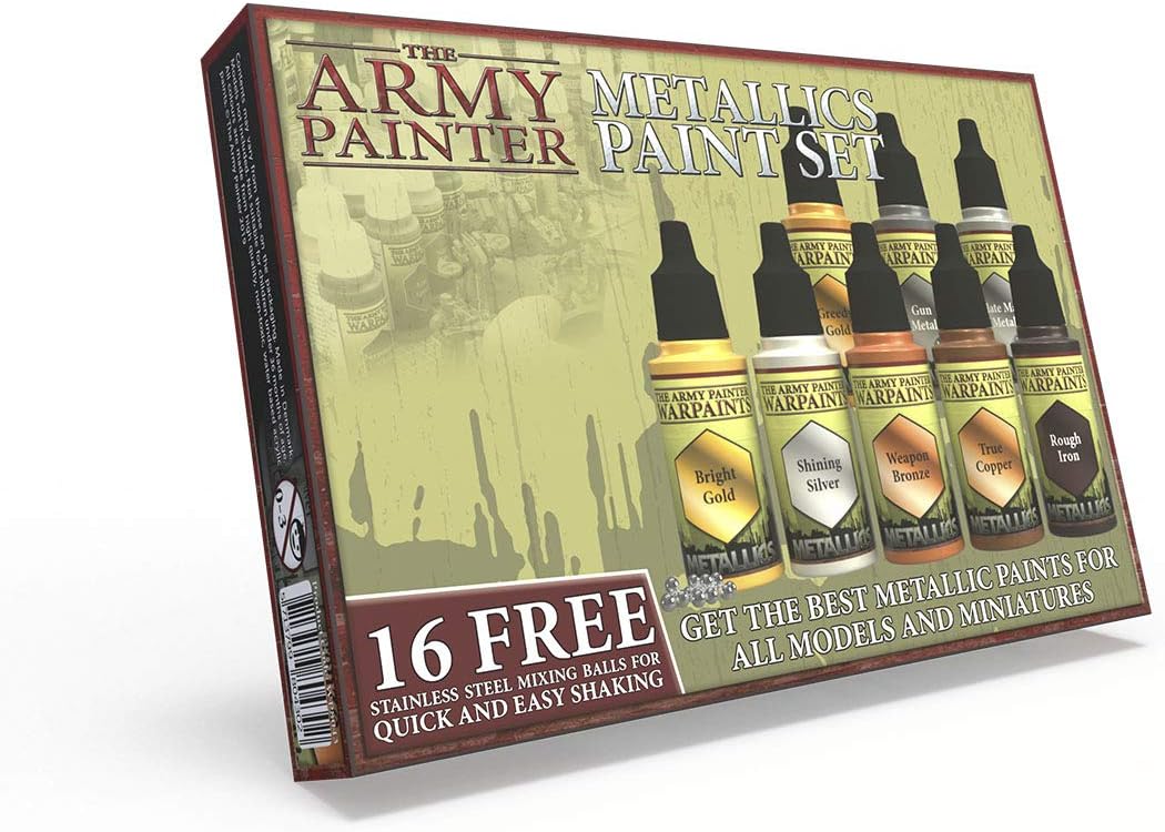 The Army Painter WP8043 Warpaints Metallics Paint Set