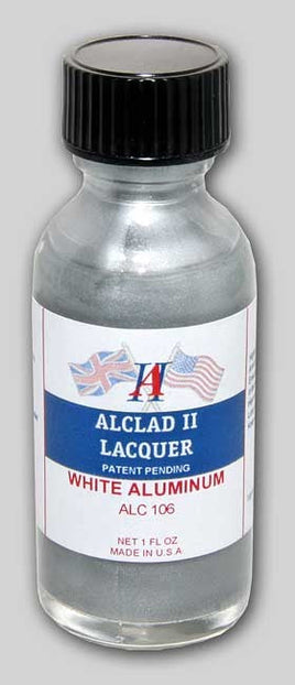 ALC 106 1oz. Bottle White Aluminum Lacquer