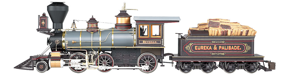 BAC81487: EUREKA & PALISADE 2-6-0 STEAM LOCOMOTIVE & TENDER