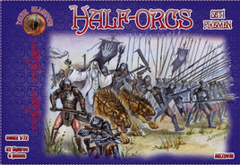 ANK72015: 1/72 Half Orcs Pikemen Set #1 Figures (32)