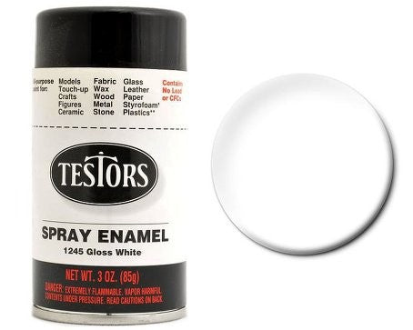 TES 1245 White Enamel Spray 3oz