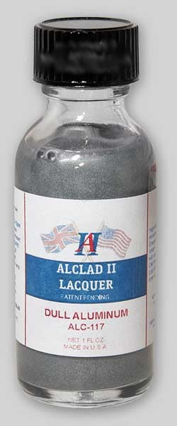 ALC 117 1oz. Bottle Dull Aluminum Lacquer