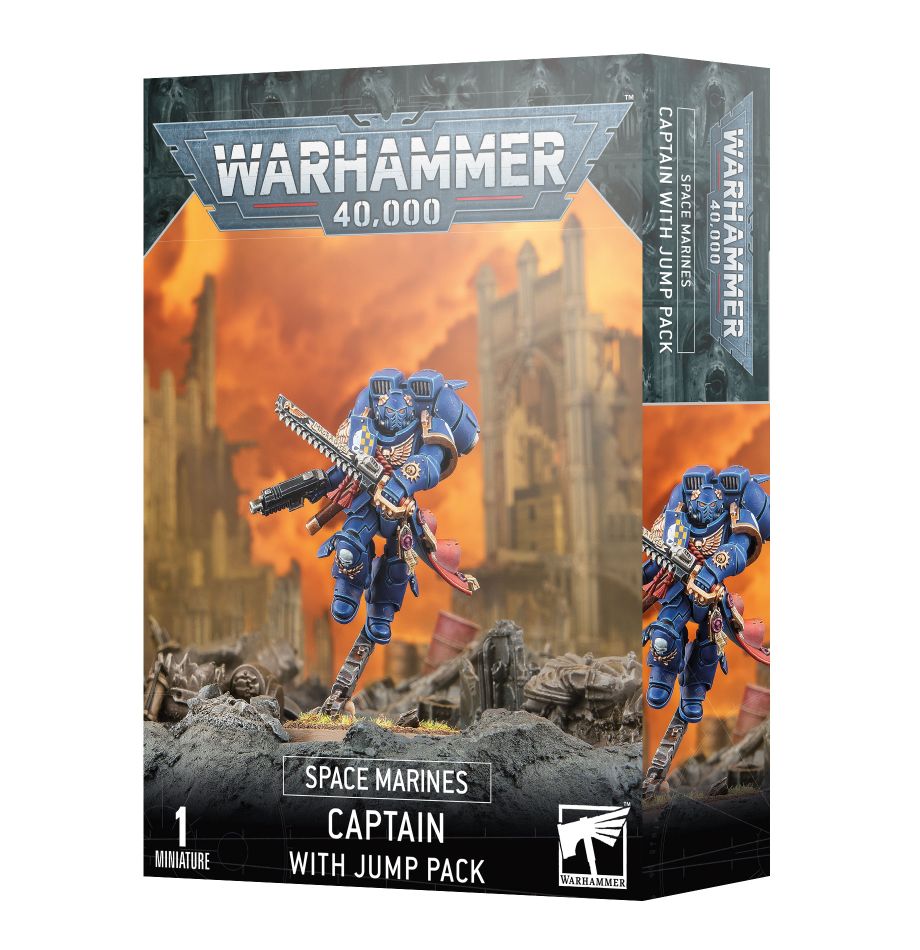 WHM4817: SPACE MARINES: CAPTAIN WITH JUMP PACK