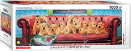 ERG65630: Lounging Lab Dogs Panoramic Puzzle (1000pc)