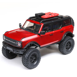 AXI00006T1: 1/24 SCX24 2021 Ford Bronco 4WD Truck RTR, Red