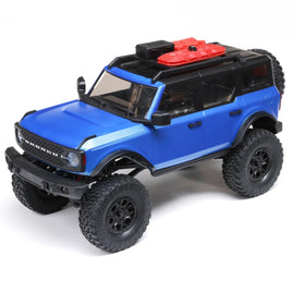AXI00006T3: 1/24 SCX24 2021 Ford Bronco 4WD Truck RTR, Blue