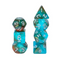 FBG2369: Glow in the Dark Blue Nebula RPG Dice Set